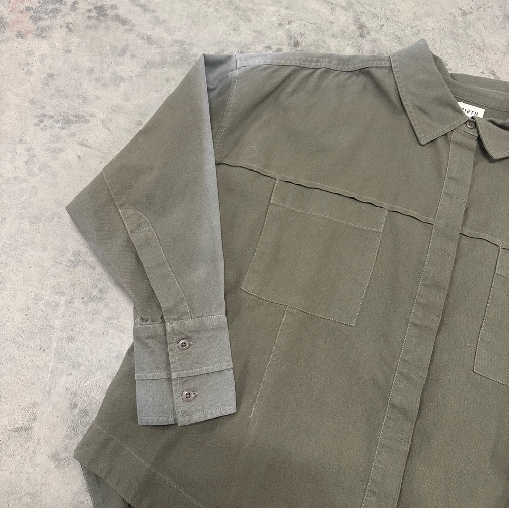 MIRTH huron work shirt in turtle‎ small - Picture 3 of 10